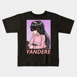 Yandere - Japanese Anime Girl T-Shirt Kids T-Shirt